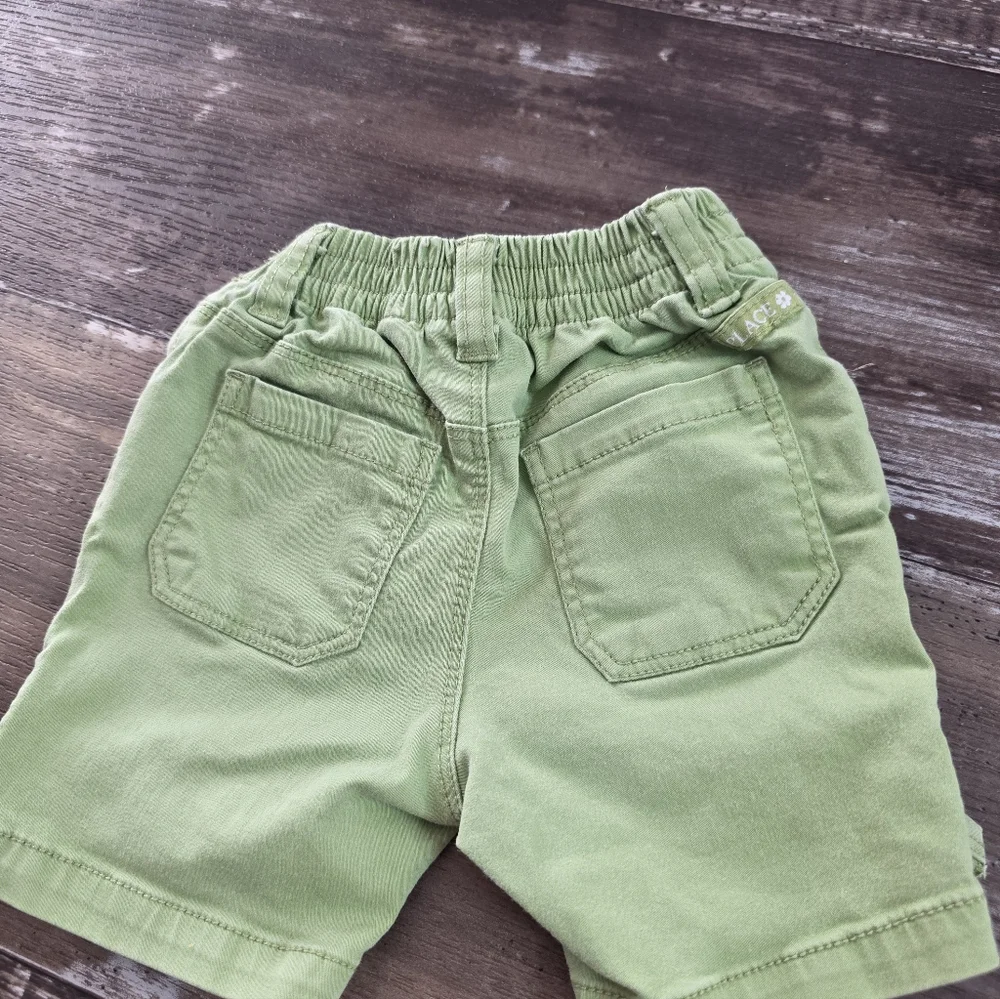 The Children's Place Light Green Kids Shorts